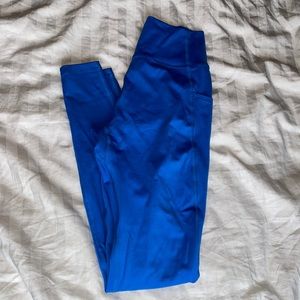 alphalete alphalux blue leggings